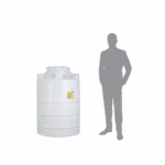 مخزن آب عمودی 500 لیتری کوتاه سه لایه آنتی باکتریال - Image 2