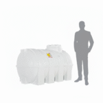 منبع آب افقی 1000 لیتری پلی اتیلنی سه لایه آنتی باکتریال - Image 2