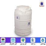منبع ذخیره 100 لیتری عمودی سه لایه آنتی باکتریال