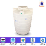 مخزن 1000 لیتری عمودی کوتاه درب 44 سه لایه آنتی باکتریال