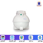 تانک آب افقی 300 لیتری سه لایه آنتی باکتریال