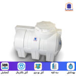 منبع آب 500 لیتری افقی خوابیده سه لایه آنتی باکتریال - Image 4